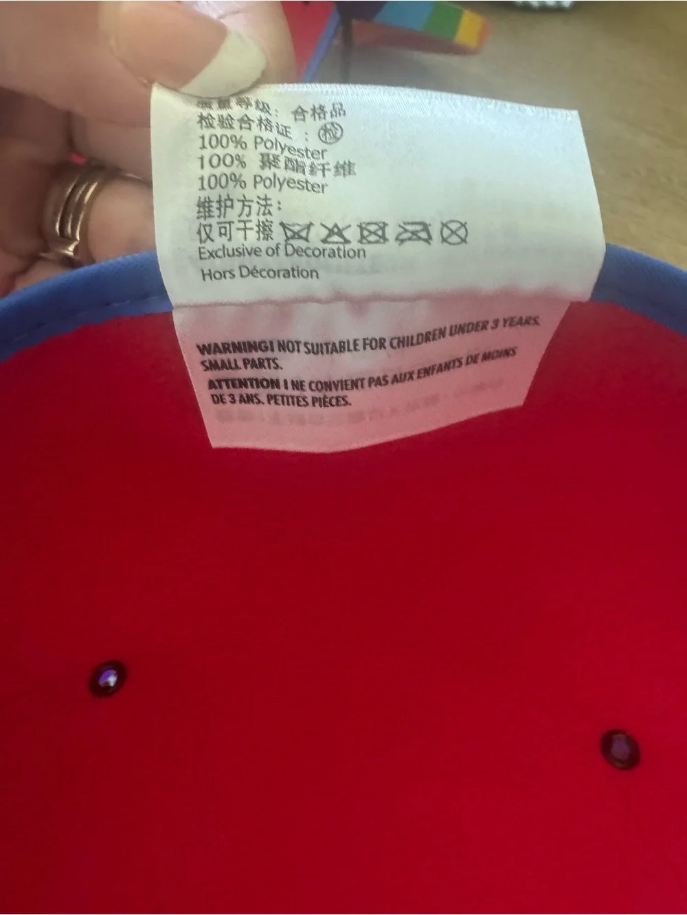 NWOT Disney Red Rainbow Ears Mickey Mouse Hats (2)